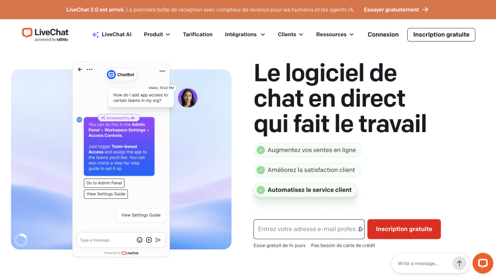 Livechat bis Hero Livechat