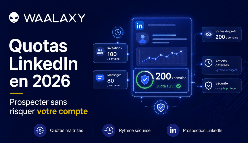 Quotas et limites LinkedIn en 2026 : comment prospecter sans risquer votre compte 2 waalaxy-prospection-linkedin